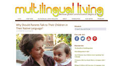 Desktop Screenshot of multilingualliving.com